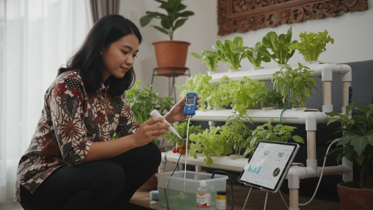Lahan Sempit Bukan Halangan, Teknologi Hidroponik Pintar Buka Peluang Panen Cepat