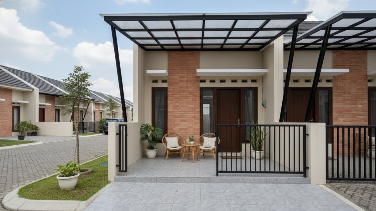 Renovasi teras minimalis sederhana