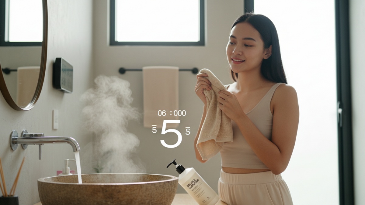 kesalahan paling sering saat cuci muka? Pertama, memakai air terlalu panas. Air panas menghilangkan minyak alami kulit secara agresif.