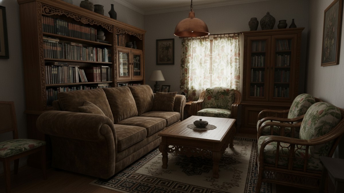 kesalahan furnitur terlalu besar di ruang sempit.
