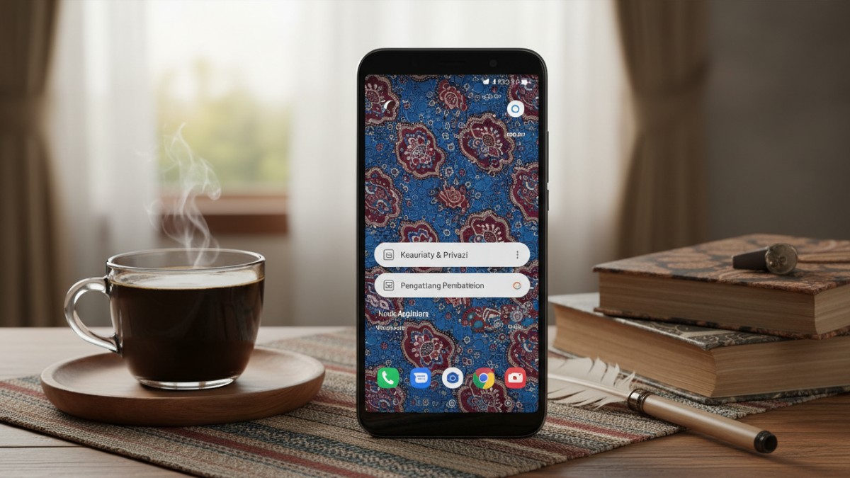 Tampilan pengaturan keamanan dan pembatasan aplikasi di MIUI.