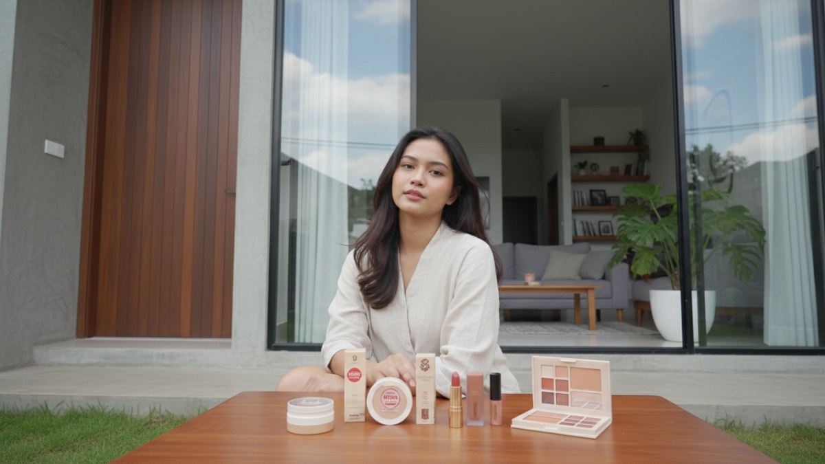 Produk makeup terdaftar BPOM dengan nomor notifikasi jelas. 
