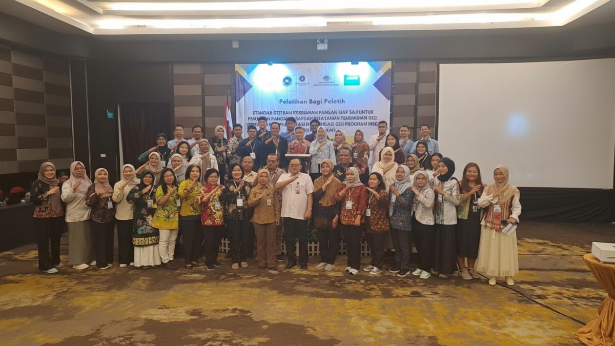 Peserta TOT MBG Regional Kalimantan. Training of Trainers MBG Regional Kalimantan di Swiss Belhotel Balikpapan, penguatan standar gizi dan keamanan pangan