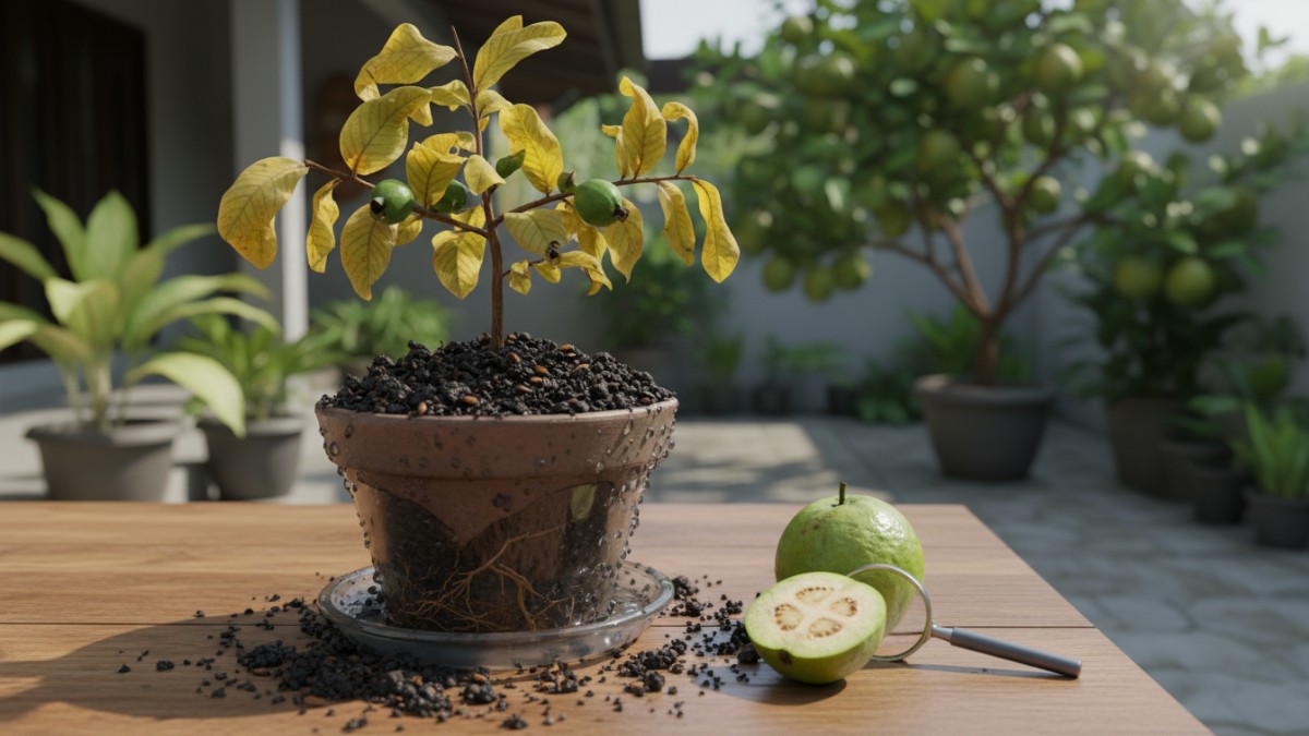 Banyak orang asal tanam dari biji buah yang dibeli di pasar dan hasil nya busuk