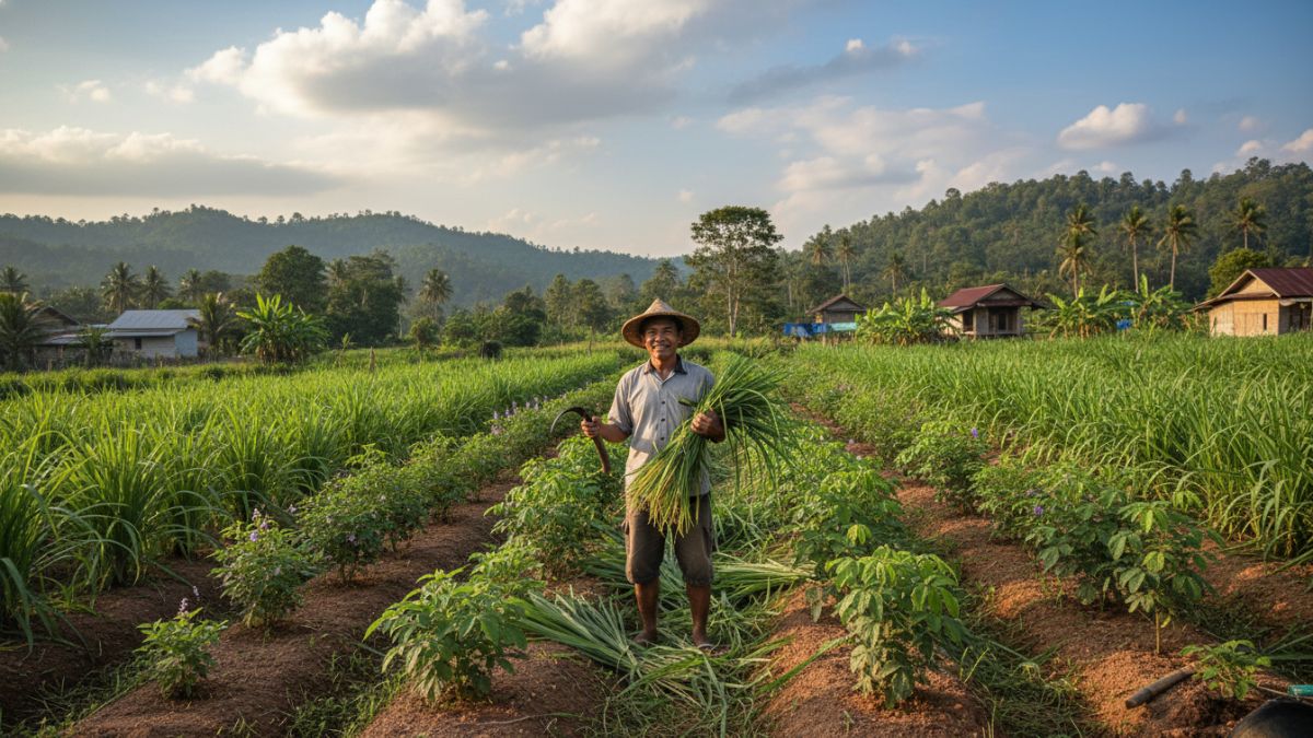 a kebun pakan ternak mandiri 