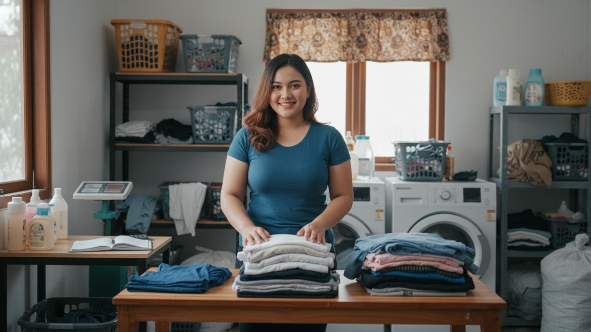 Usaha laundry kiloan rumahan