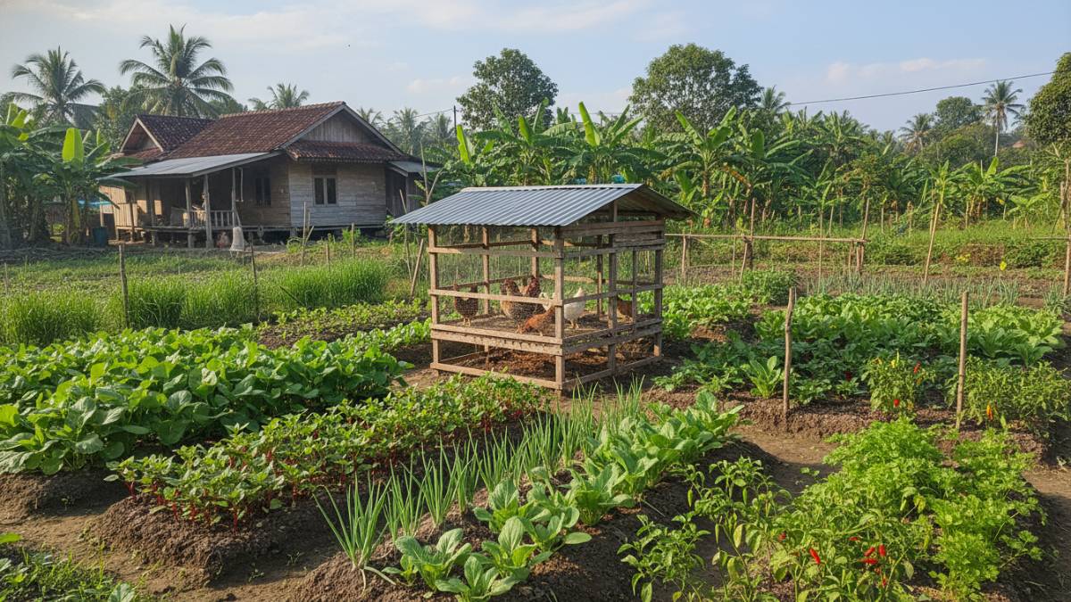 sayuran yg cocok di tanaman dekat kandang ayam
