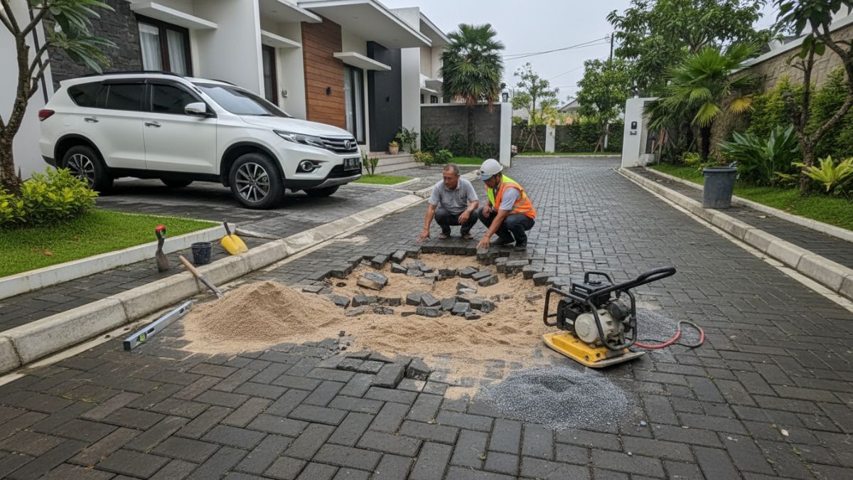 Kesalahan memilih paving block