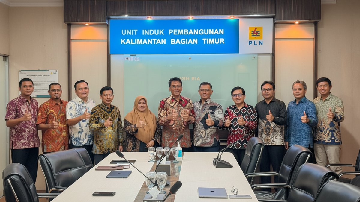 Momen penandatanganan kebijakan K3 sebagai simbol prioritas keselamatan dalam proyek ketenagalistrikan.