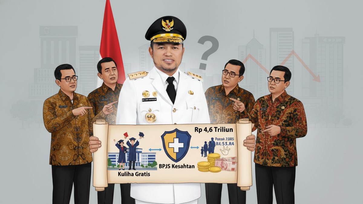Ilustrasi, program Gratispol Kaltim dengan sorotan anggaran Rp 4,6 triliun dan evaluasi DPRD.