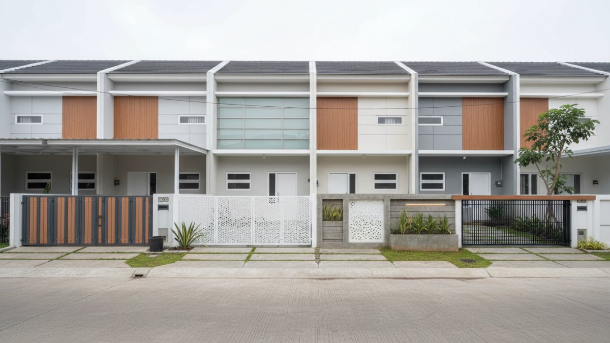 Deretan inspirasi model pagar minimalis rumah type 45 yang cocok untuk halaman sempit.