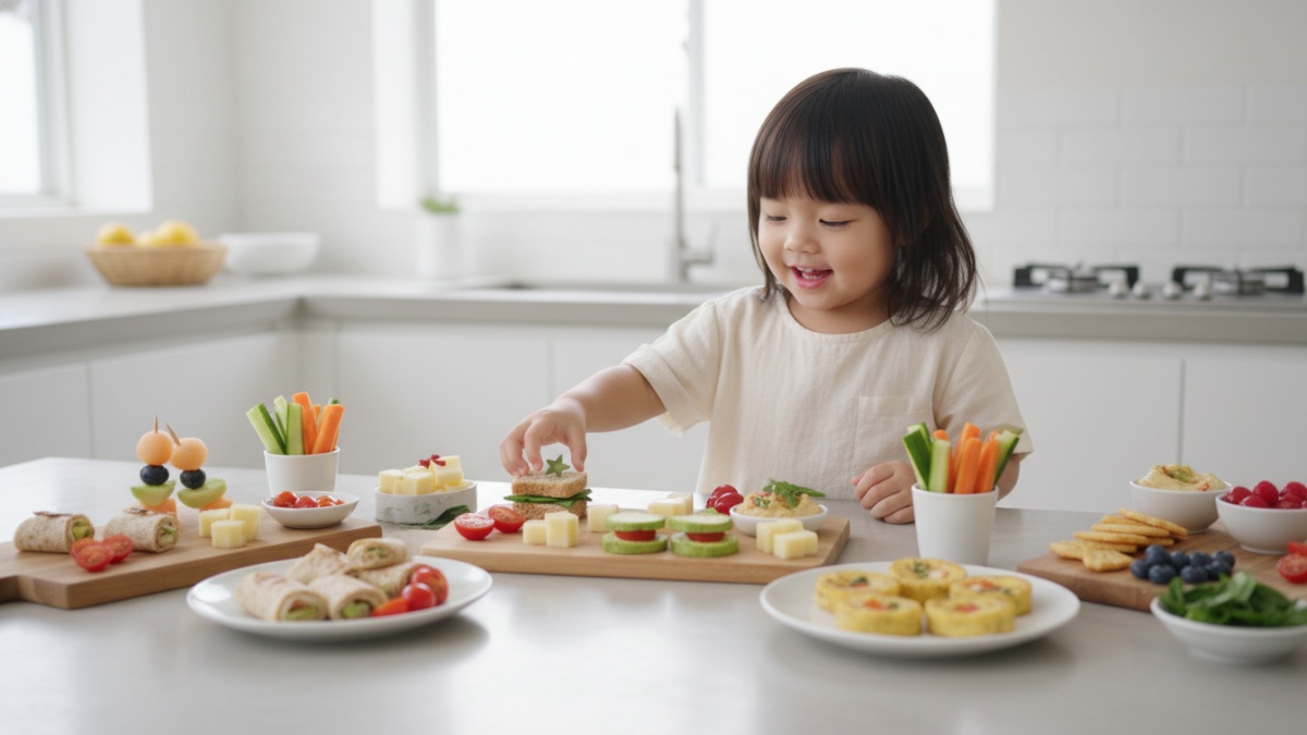 Beragam menu kecil sehat untuk membantu memancing nafsu makan anak.
