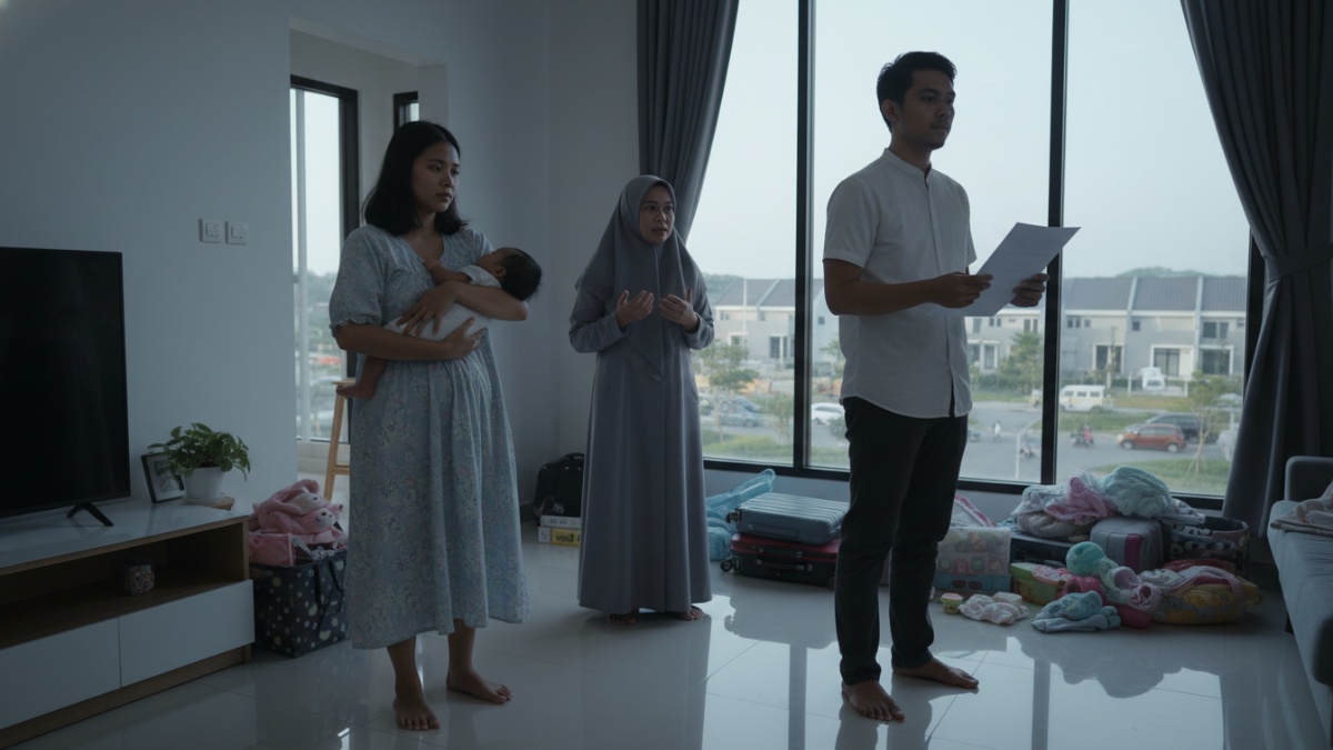 Ilustrasi perceraian pasangan setelah persalinan yang ramai dibicarakan warganet dan memicu diskusi tentang hukum talak dalam Islam.