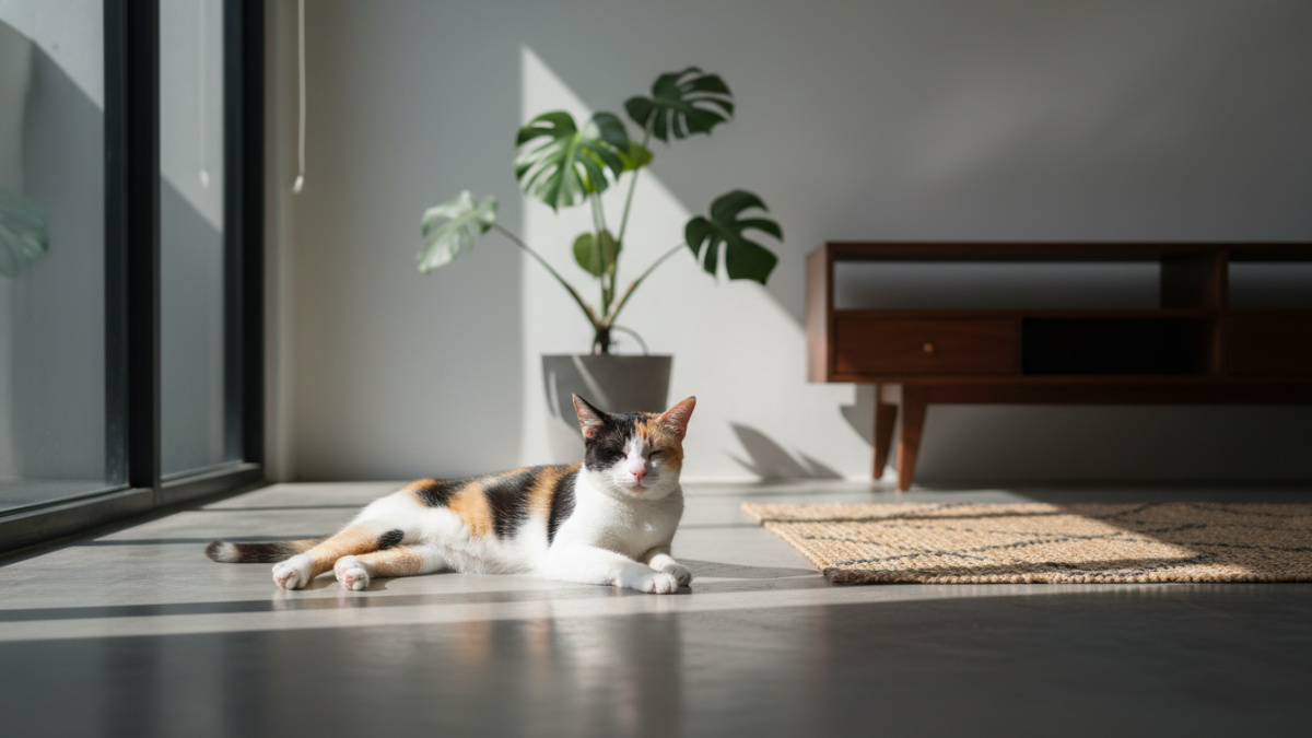 Kucing Domestic short-haired cat atau biasa disebut kucing kampung