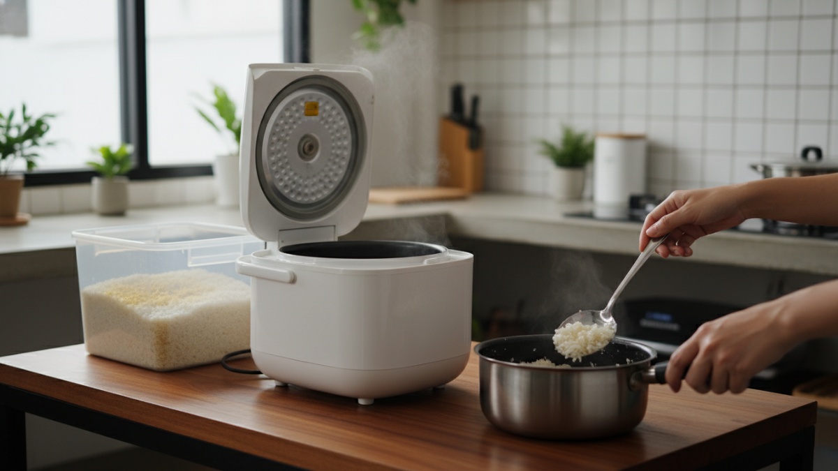 Kesalahan dapur saat menyimpan nasi di rice cooker