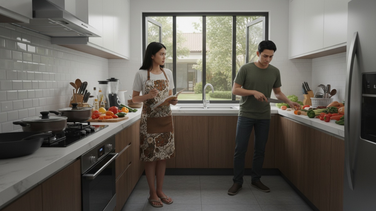 Kesalahan umum saat memasak di dapur rumah yang membuat proses menjadi lama.