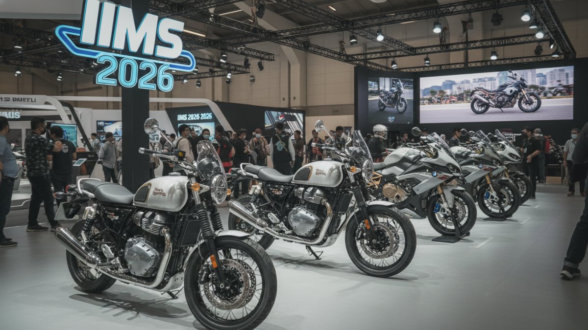 Motor premium dari Royal Enfield hingga BMW Motorrad dipamerkan dalam ajang IIMS 2026.