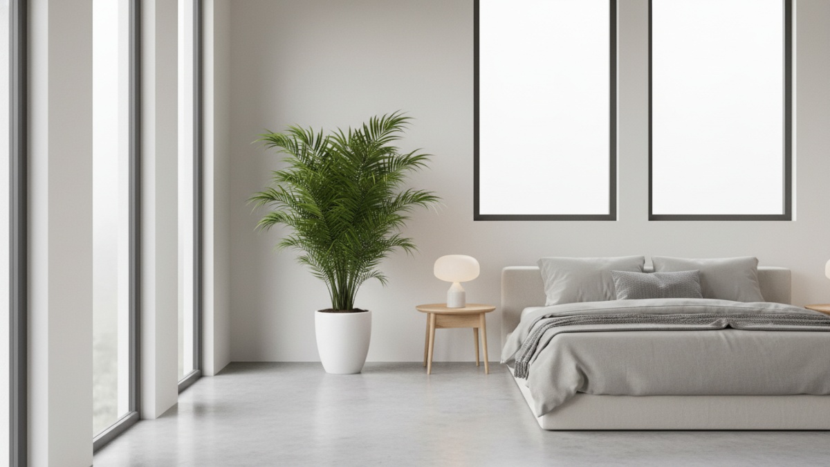 Areca Palm Mini Untuk kamar tidur yang agak luas, areca palm mini bisa memberi nuansa tropis ringan. Tanaman ini juga membantu menjaga kelembapan udara di ruang ber-AC.