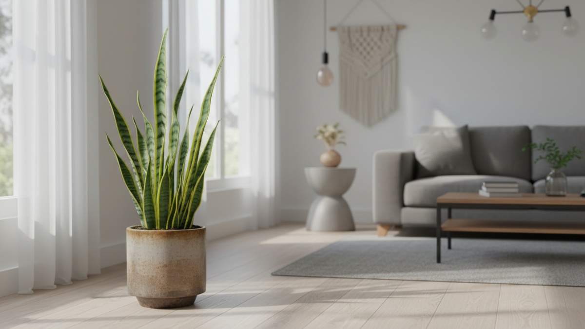 Lidah Mertua Tanaman ini sering terlihat di sudut ruang rumah modern. Lidah mertua dikenal tahan kondisi cahaya rendah. Selain itu, tanaman ini termasuk yang cukup kuat hidup di ruang ber-AC. Banyak 