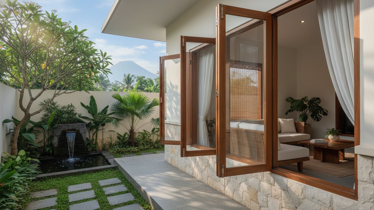 Beragam model jendela minimalis seperti casement
