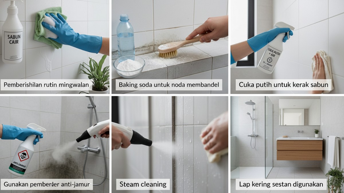 6 cara membersihkan keramik dengan metode aman.