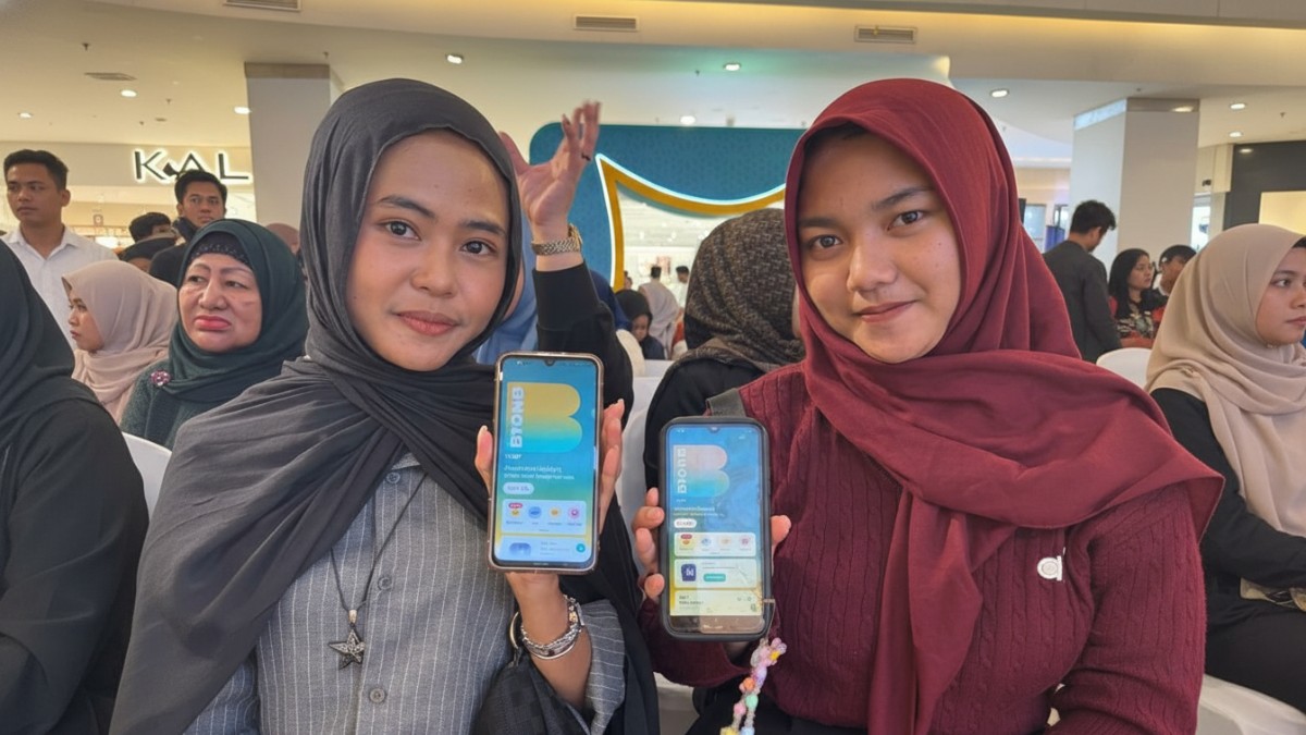 Antusias Pengunjung memenuhi Booth expo BSI