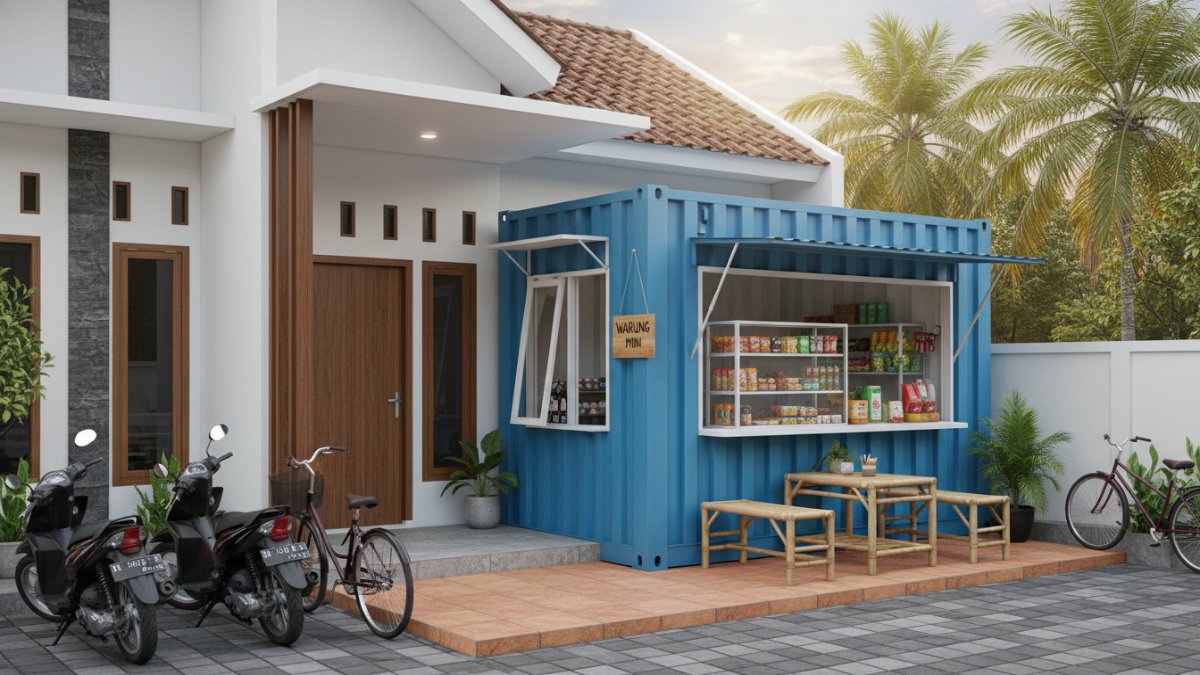 Warung kontainer mini