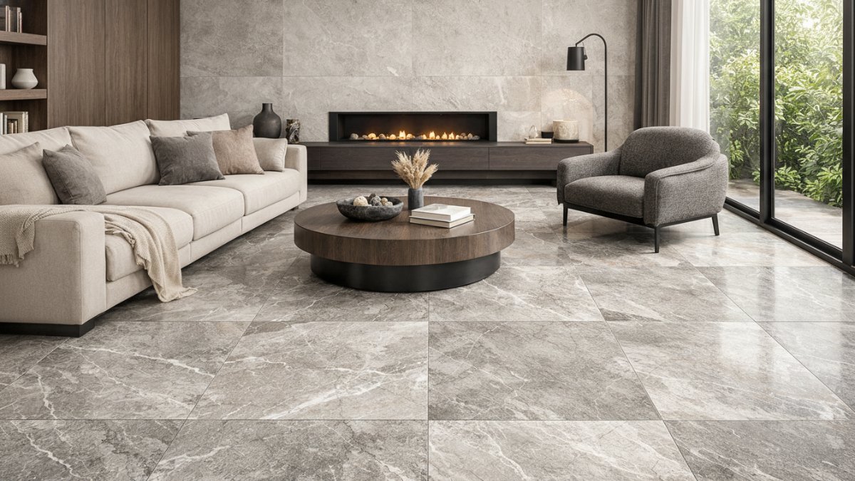 Keramik homogeneous tile motif batu.