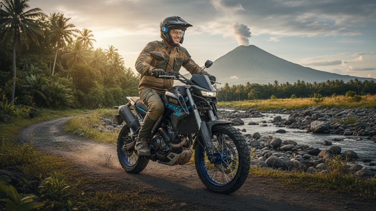 Desain WR 155 R 2026 bikin bubuhan nyaman di berbagai medan.