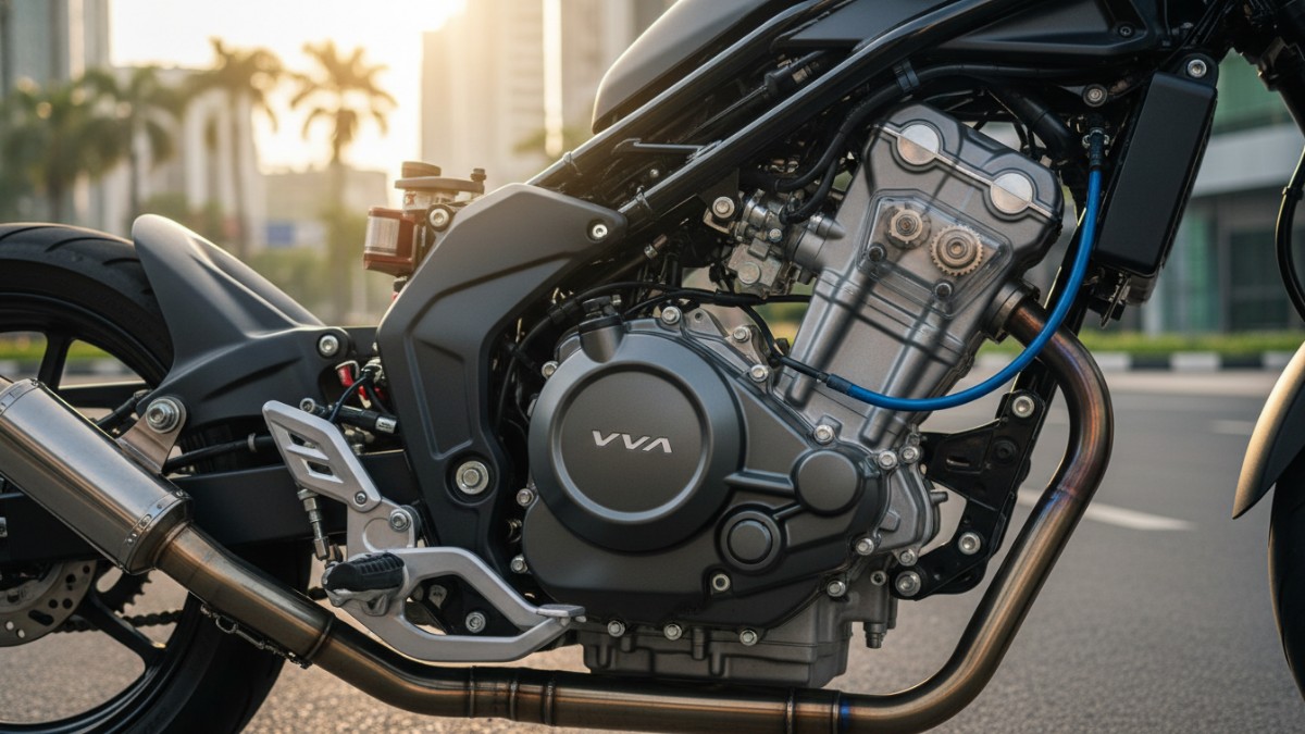 Mesin VVA responsif, bikin riding harian lebih asik.