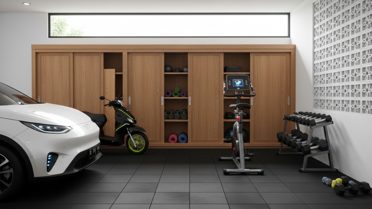 Garasi gym mini keluarga