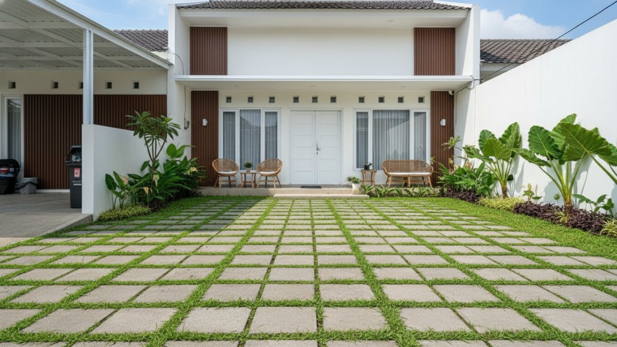 Paving rumput