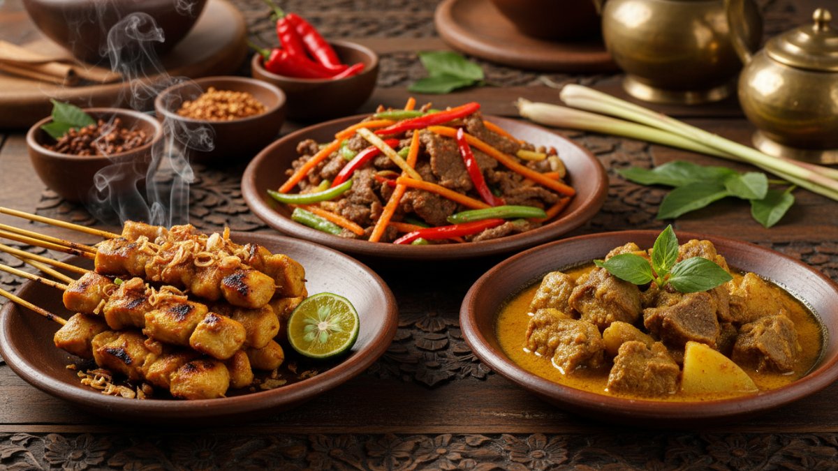 buatkan gambar  Sesuaikan bentuk potongan dengan jenis masakan Untuk sate gunakan potongan kubus kecil. Untuk tumisan gunakan irisan tipis memanjang. Bentuk potongan memengaruhi distribusi panas saat 