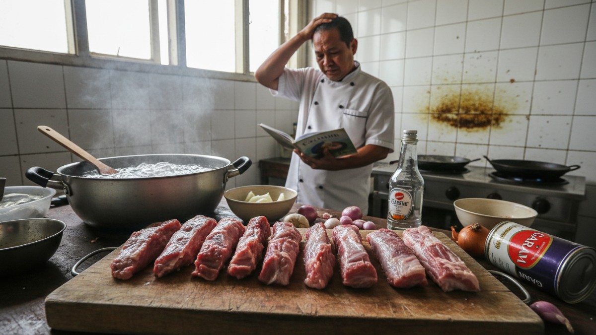 Kesalahan dapur yang sering membuat daging kerbau terasa keras
