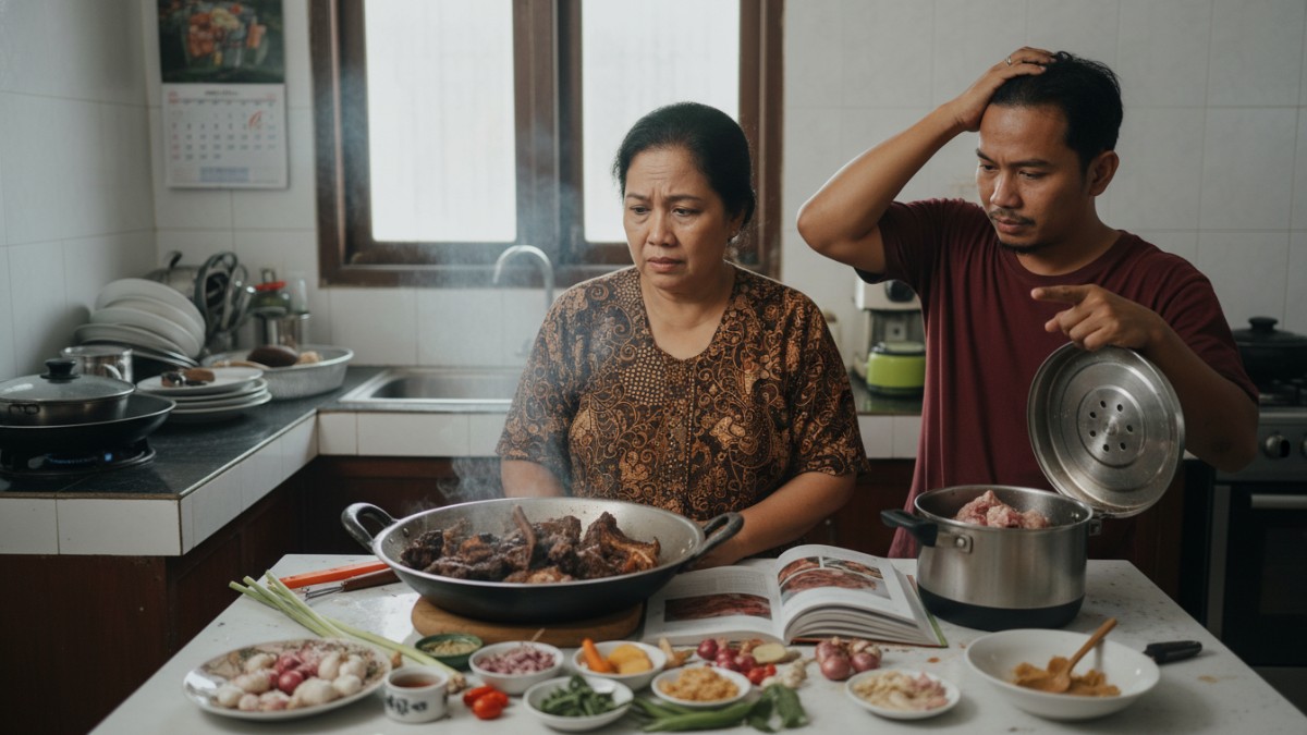 Kesalahan apa yang sering terjadi saat memasak daging kerbau di rumah