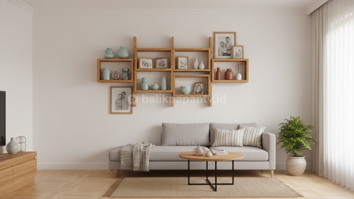 Dekorasi Dinding Modular dari Material Daur Ulang