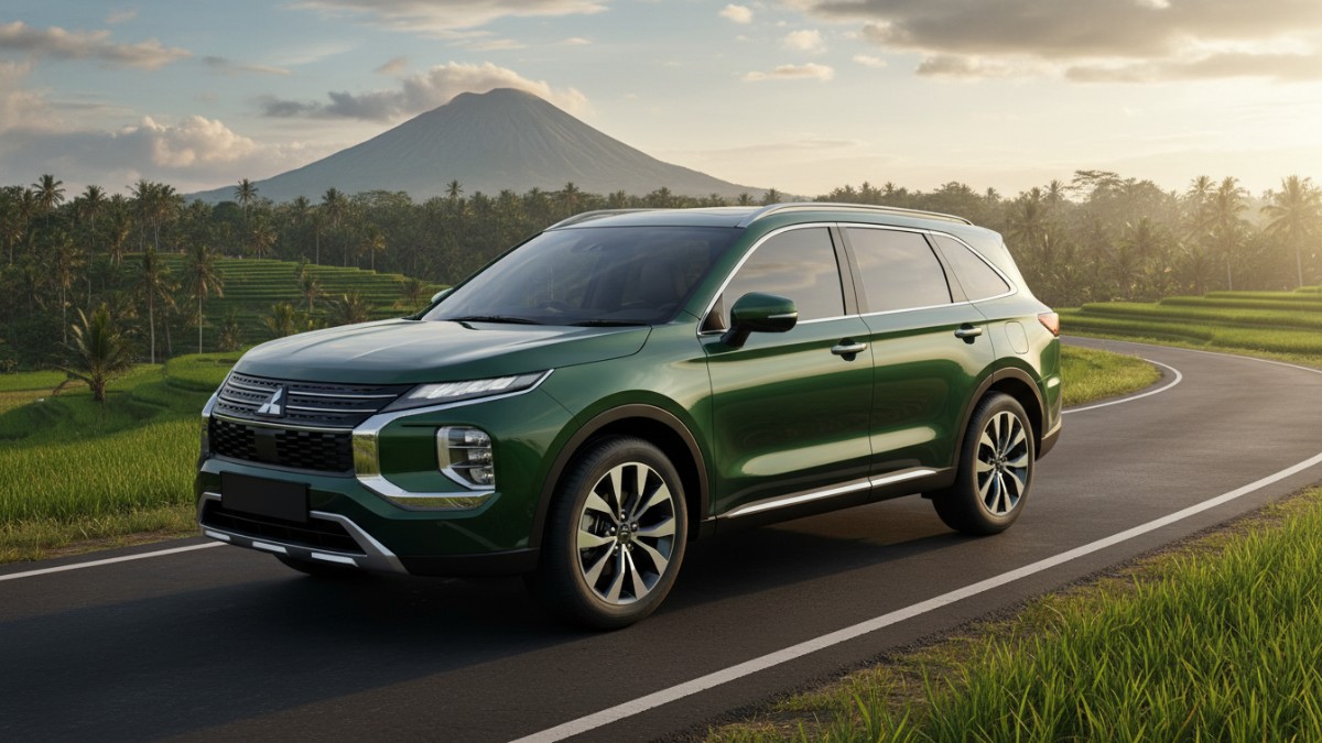 SUV tiga baris seperti Mitsubishi Outlander dan Kia Sorento yang cocok untuk keluarga dengan kabin luas.