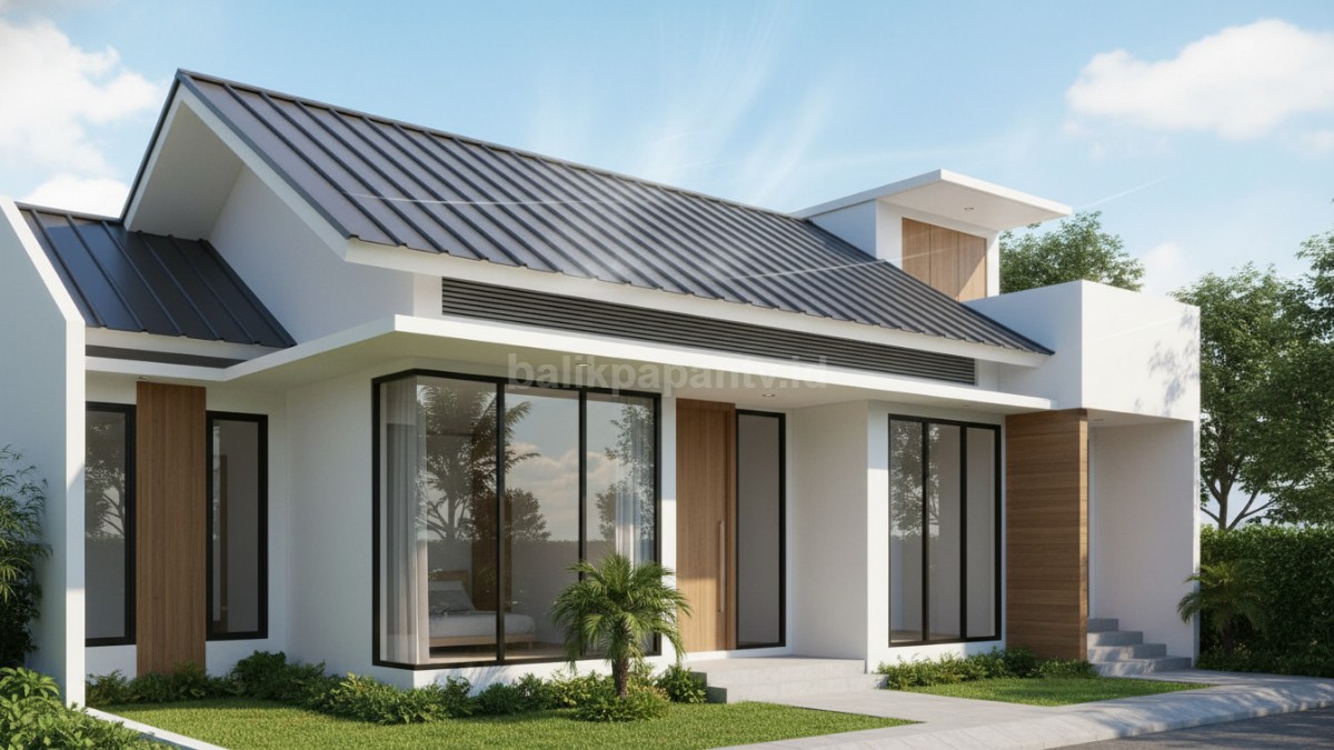 Contoh kesalahan pemilihan atap tanpa insulasi yang bikin rumah panas