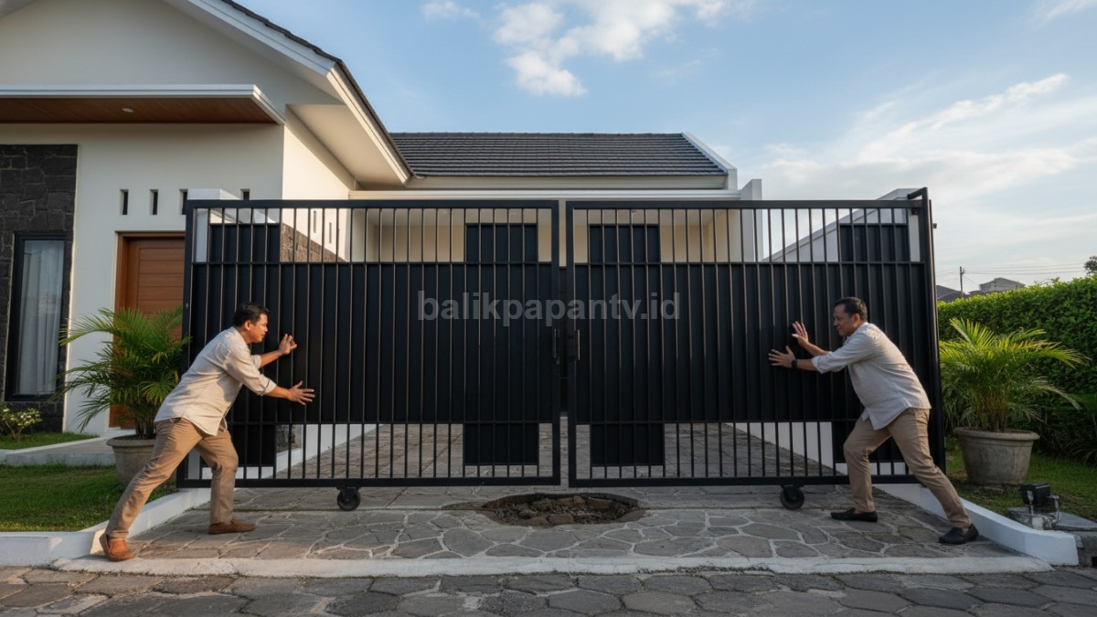 Kesalahan desain pagar yang terlalu berat dan tidak praktis