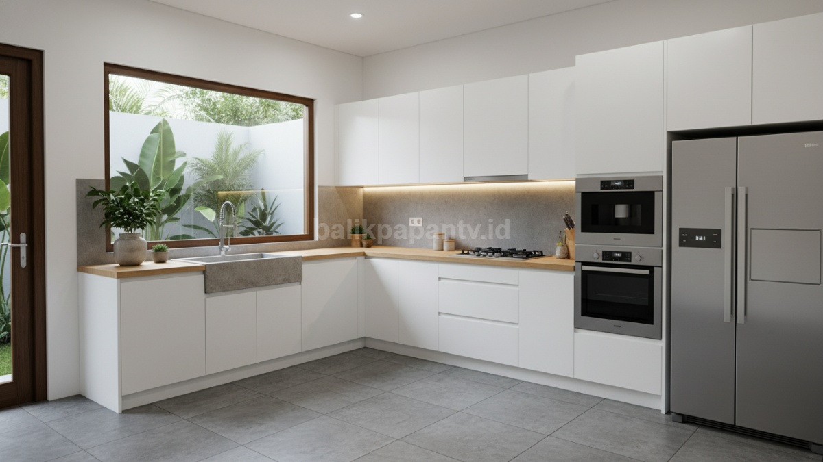 Inspirasi berbagai model dapur minimalis elegan dari L
