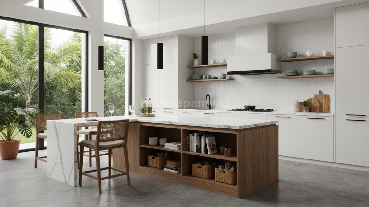 Inspirasi berbagai model dapur minimalis elegan dari L-shape hingga island