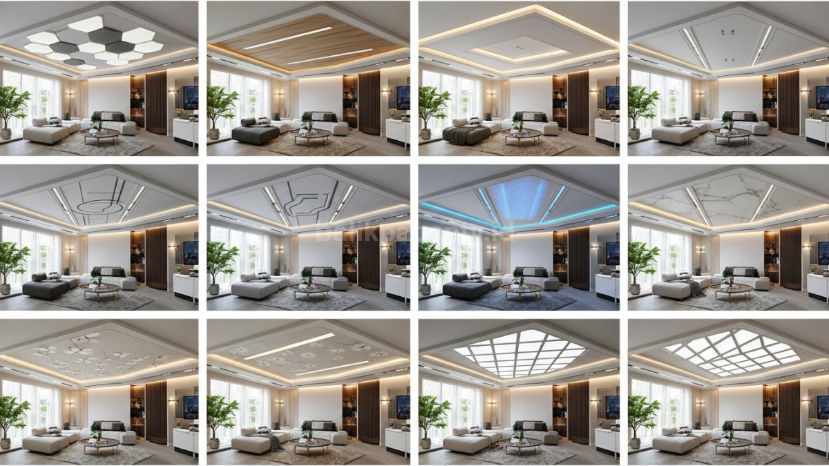 12 model plafon yang membuat rumah terlihat nyaman dan mewah