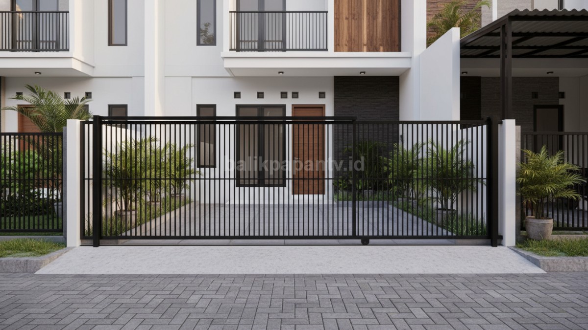Model pagar minimalis cocok untuk rumah lahan terbatas