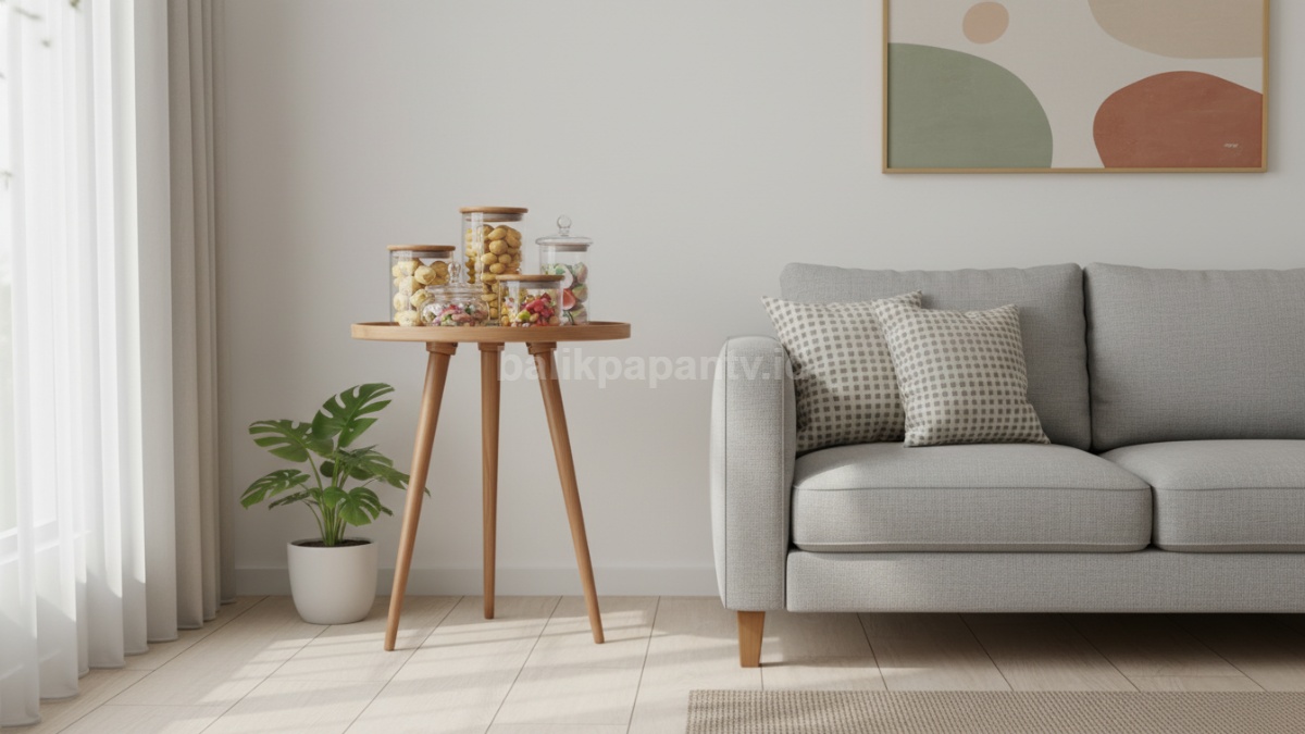 Meja tray minimalis