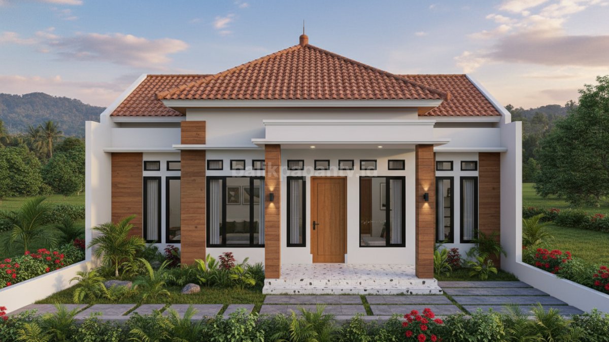 Denah rumah 1 lantai ukuran 60 sampai 120 meter persegi lengkap dengan pembagian ruang sederhana dan efisien