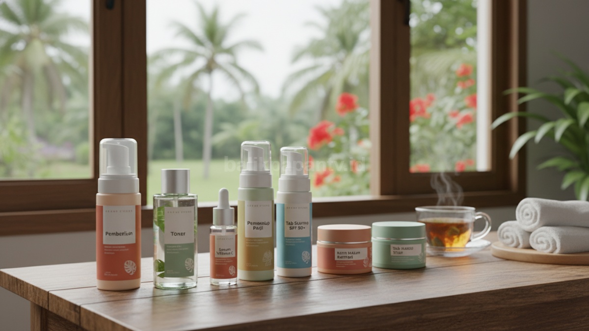 Simpan skincare berdasarkan urutan pakai