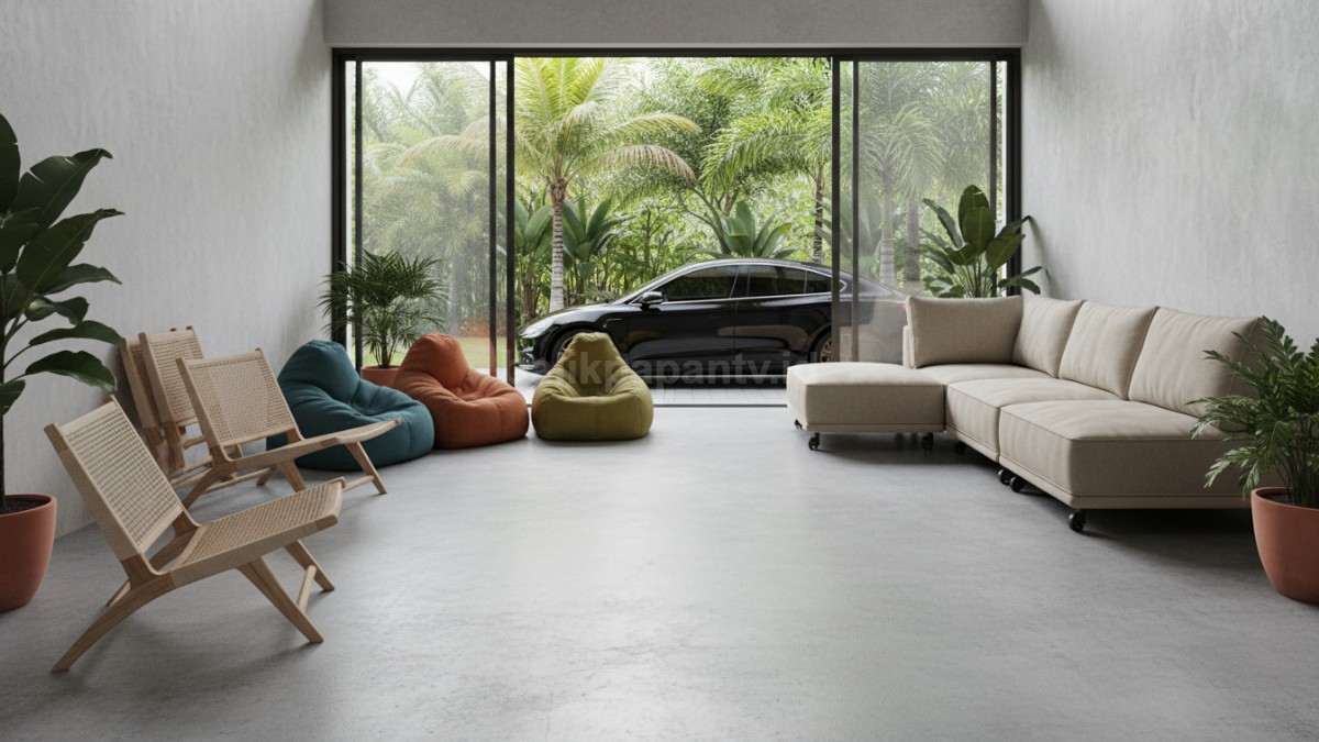  Furnitur fleksibel dan ringan 