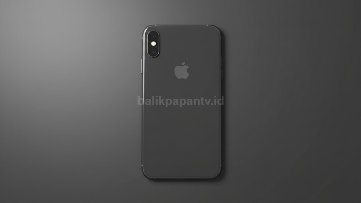 Tampilan iPhone XS compact dan elegan, ponsel lama yang kembali diminati karena harga terjangkau.