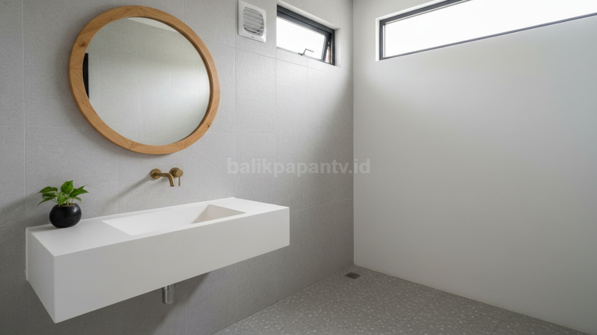 Wastafel gantung (wall-hung)