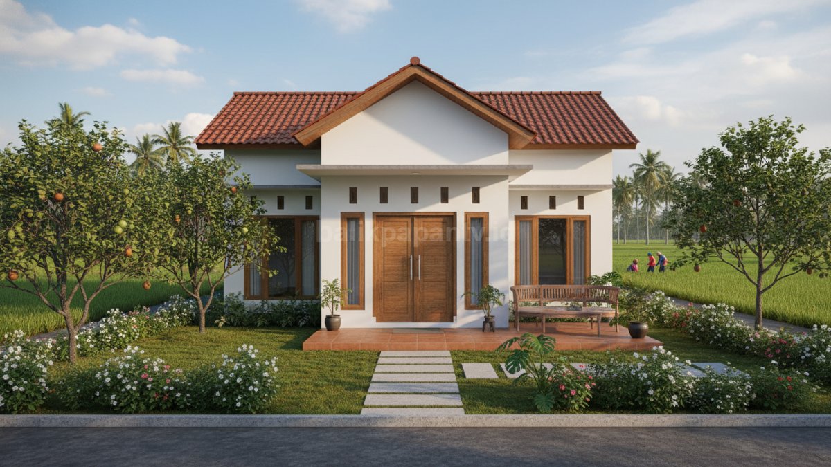 Rumah satu lantai tanpa tangga